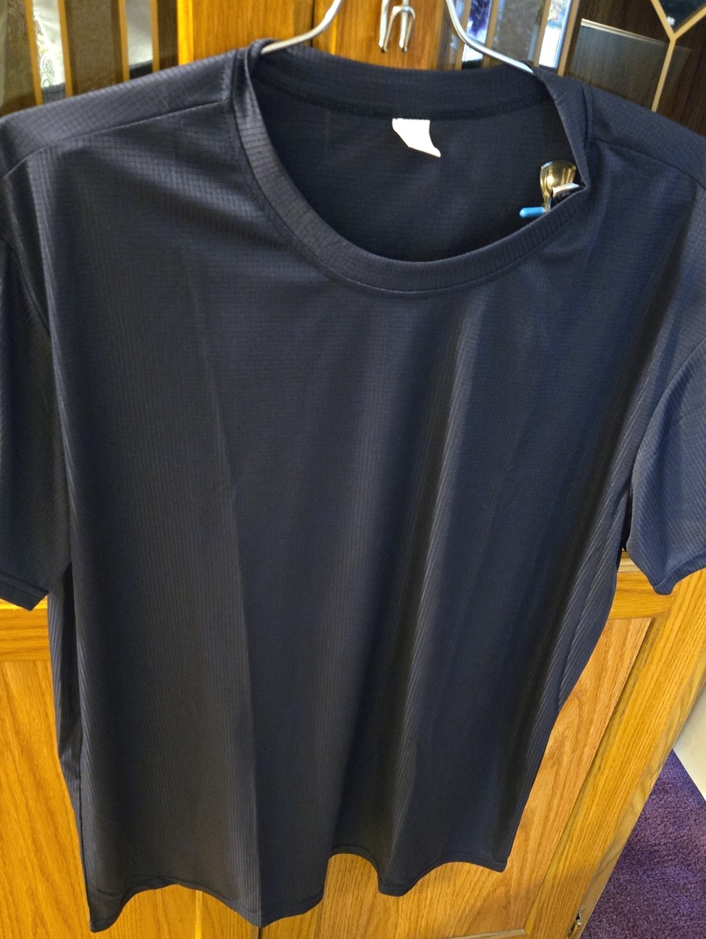 Men's Navy Performance Crew Neck Shirt 4 for 40.00